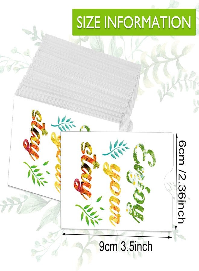 Jutom 1000 Pcs Key Card Envelopes Hotel Room Key Card Holder Sleeves Enjoy Your Stay Welcome Gift Envelope Sleeve Bulk for Hotel Business Office, 2.4 x 3.5 Inch(Cute Style) - Image 3